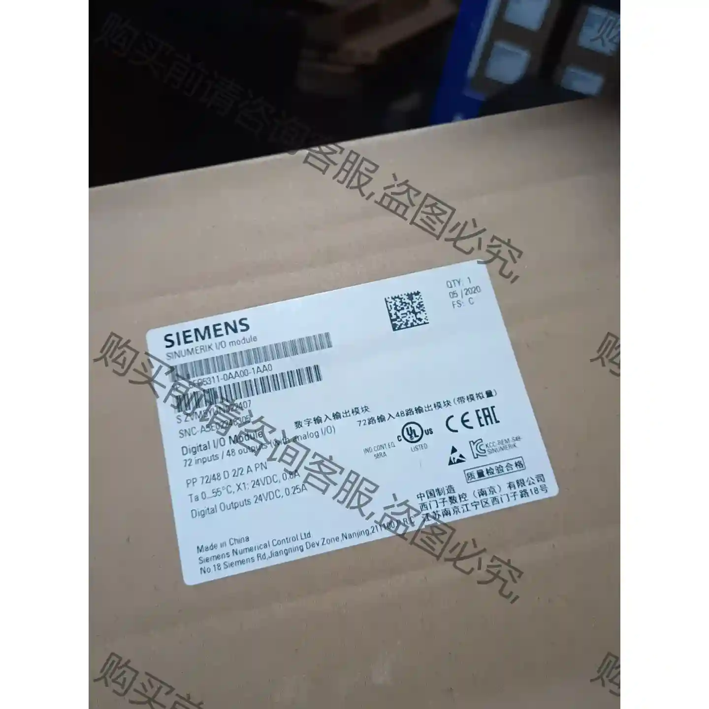 西门zi6FC5311-0AA00-1AA0全新原装，实物图需 先议价 拆机货包好