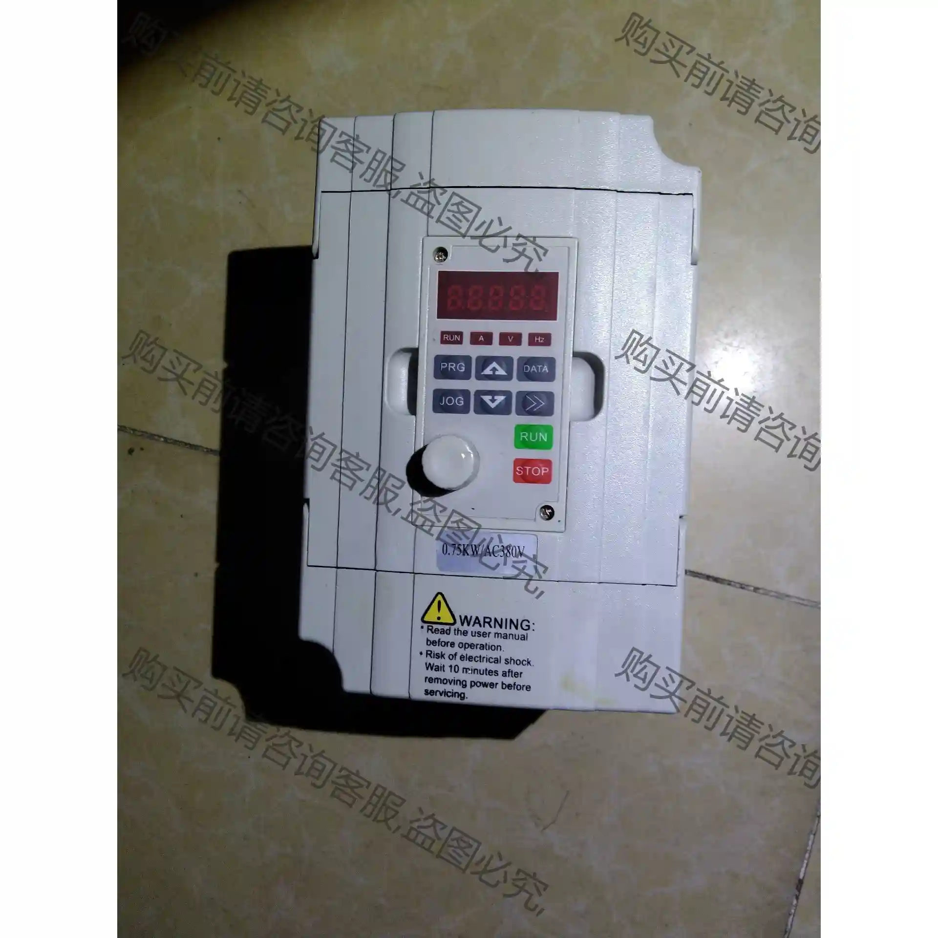 绿源三相变频器GRE-EV100-0D7G-4(380/0. 先议价 拆机货包好
