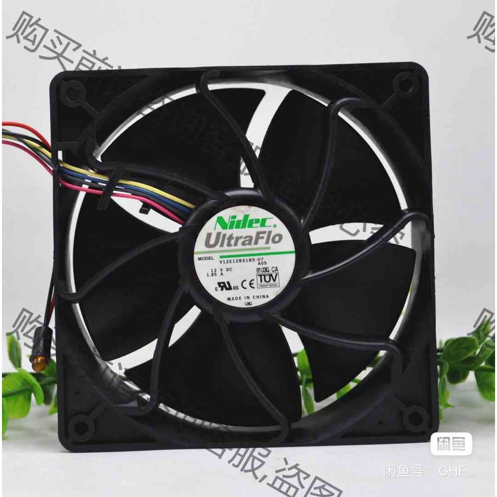 功能正常议价 NIDEC V12E12BS1B5-07风扇12v1.85a