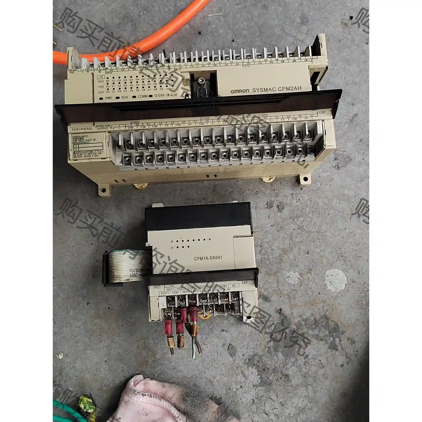 CPM1A-DA041欧姆longPLC模拟量扩展模块，设备拆机配 先议价 拆机