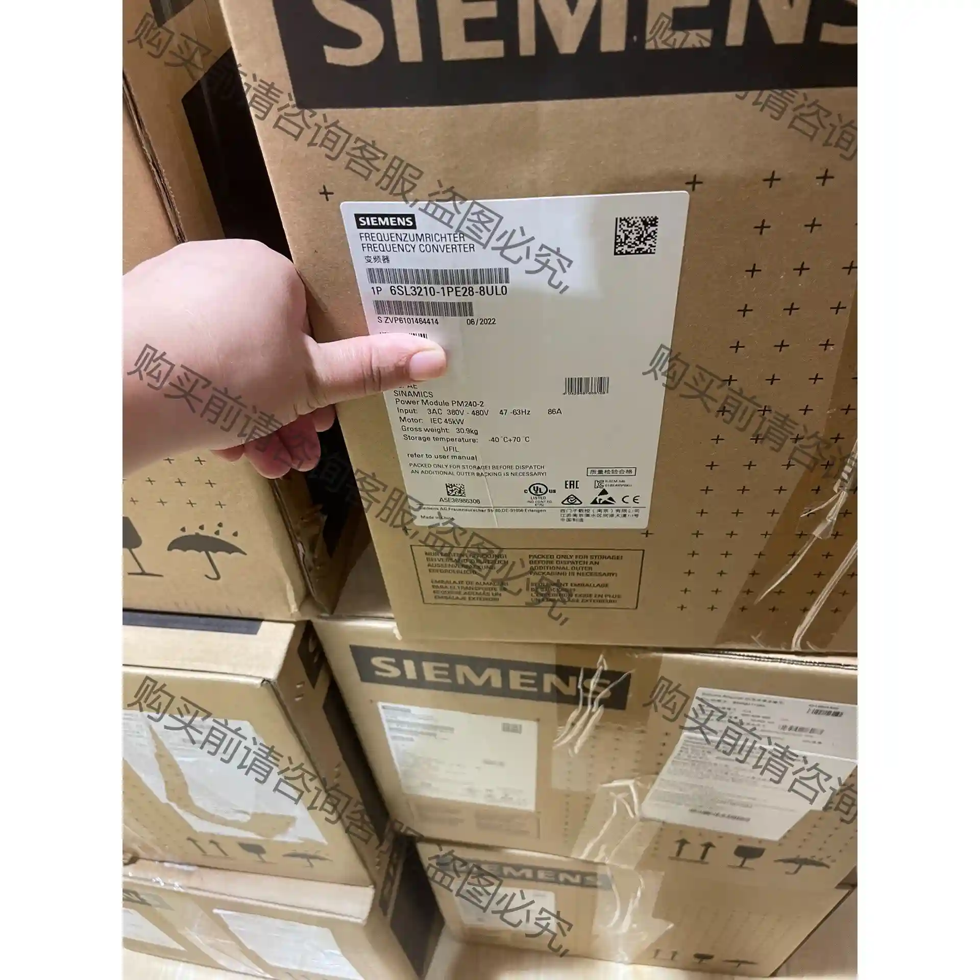 6SL3210-1KE26-0UF1 先议价 拆机货包好