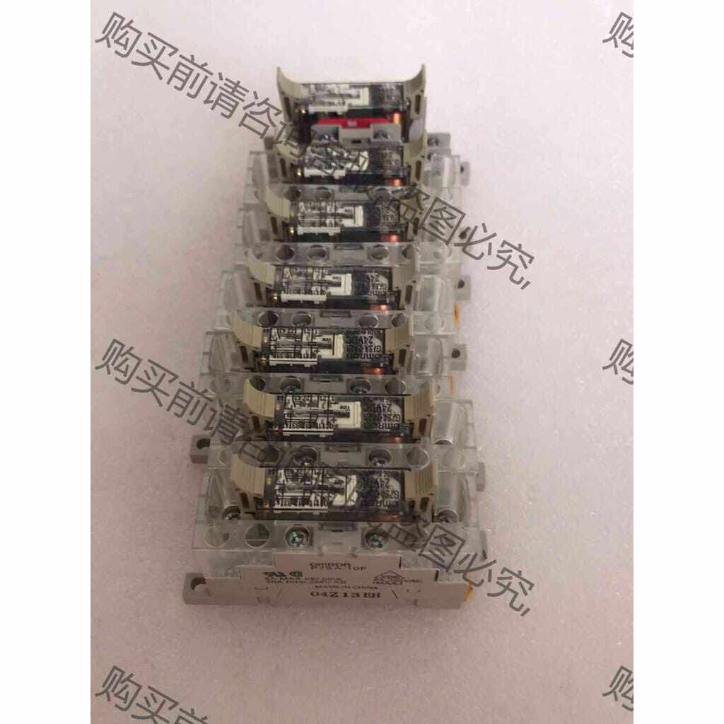 功能正常议价 欧姆long安全继电器G7SA-2A2B 24VDC，底座P7SA