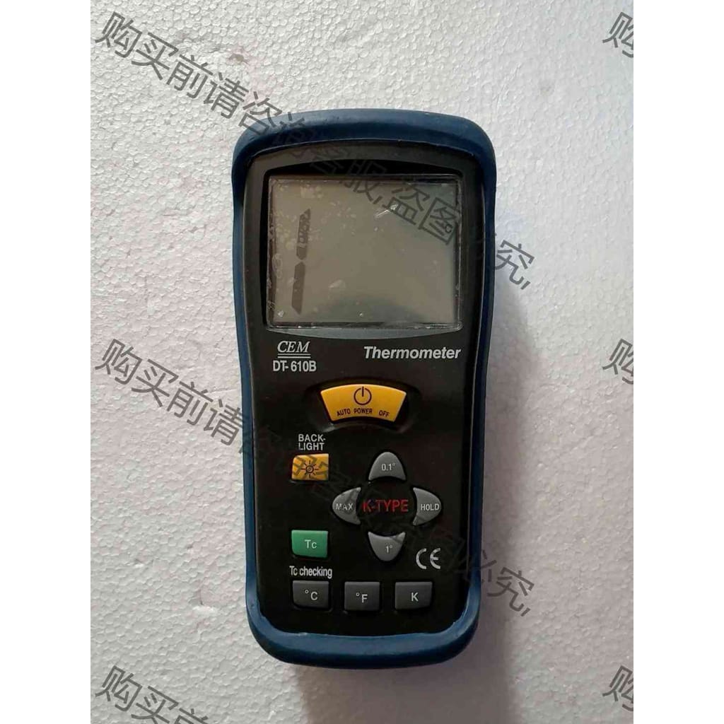 功能正常议价 CEM DT一610B华盛昌便携式热电偶测温仪K型电子表