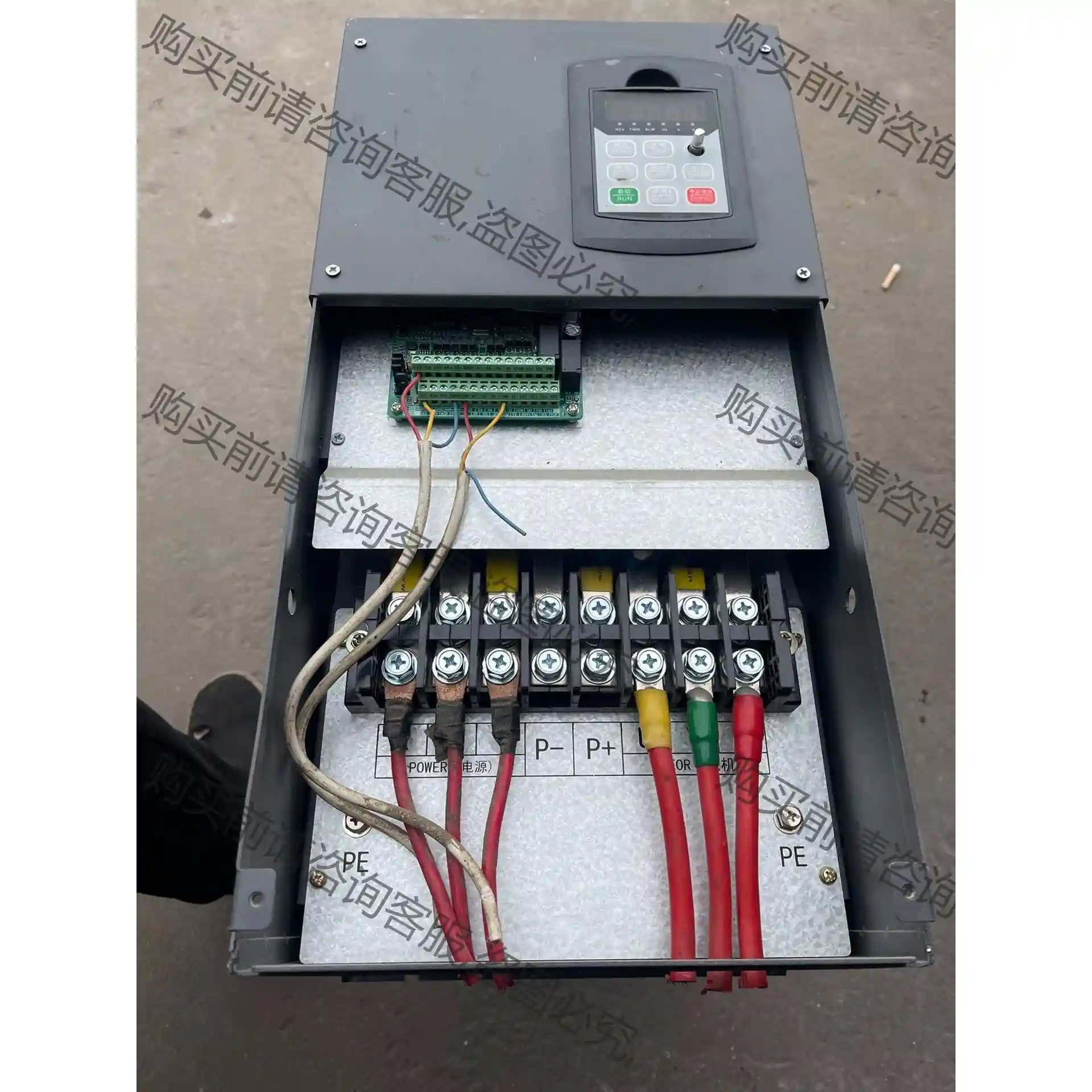 上海歆勋变频器TC3000-43-37G-45P成色如图功能 先议价 拆机货包