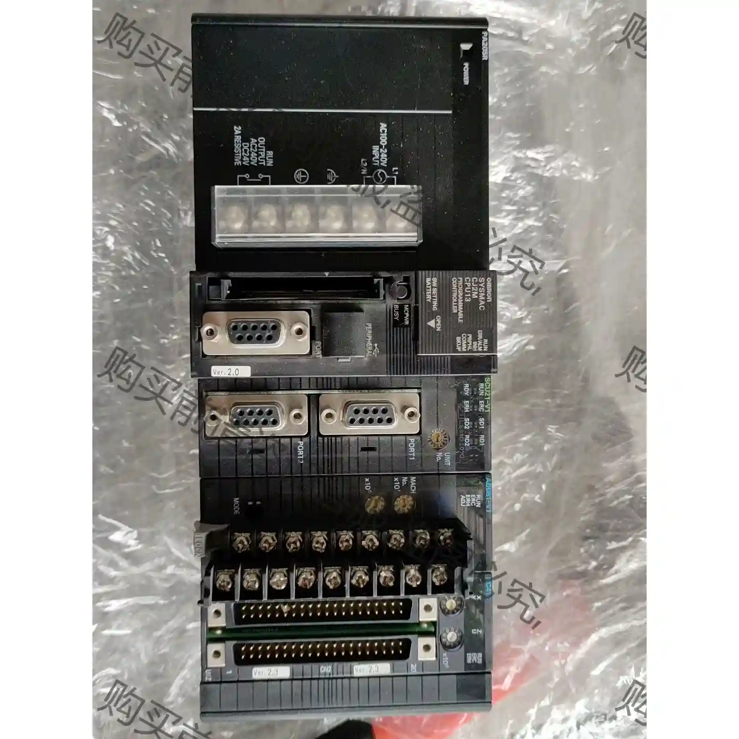 欧姆long CJ2M cpu 13 SCU21－V1（代卖） 先议价 拆机货包好