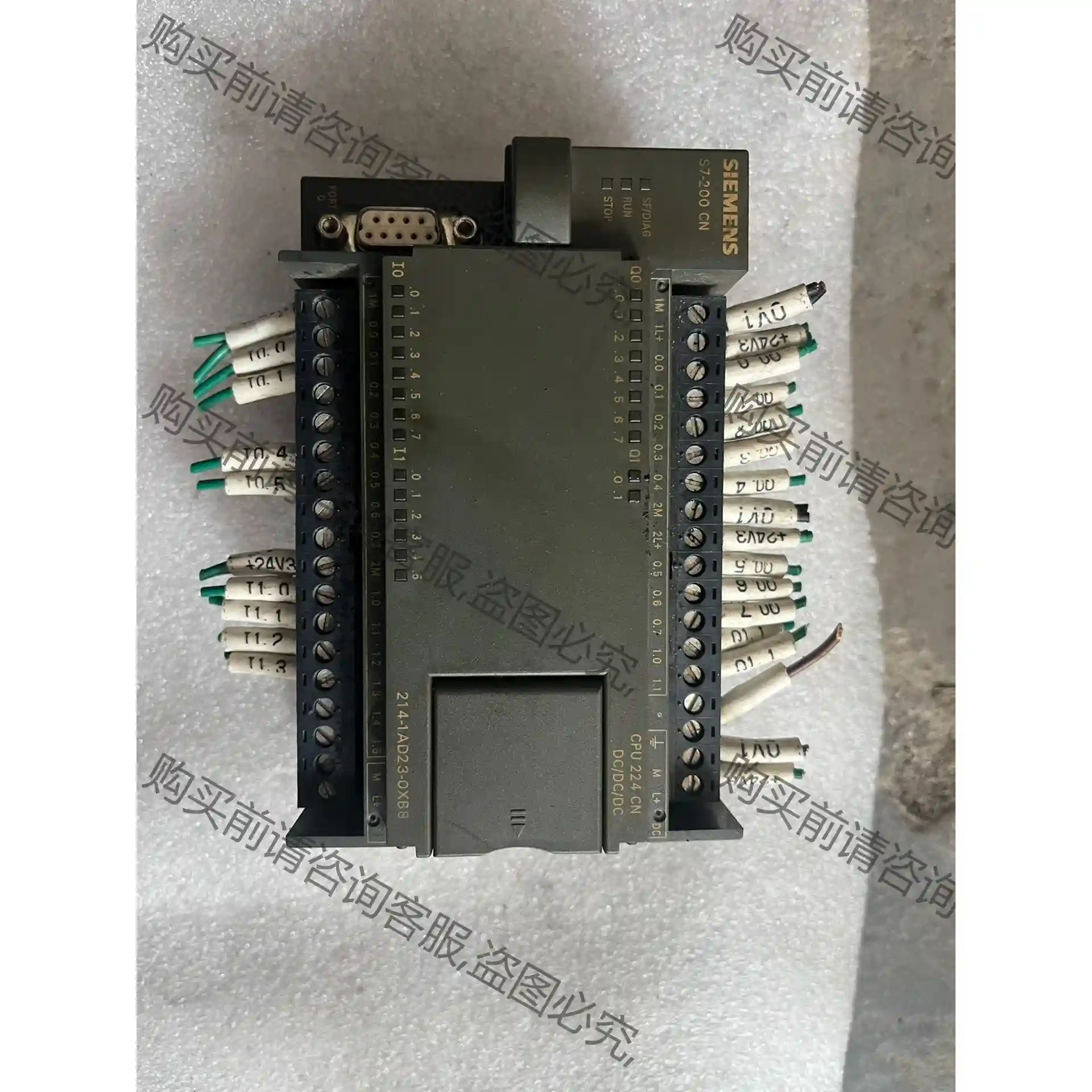 西门ziplc,6es7 214 1ad23一只,成色如图功能 先议价 拆机货包