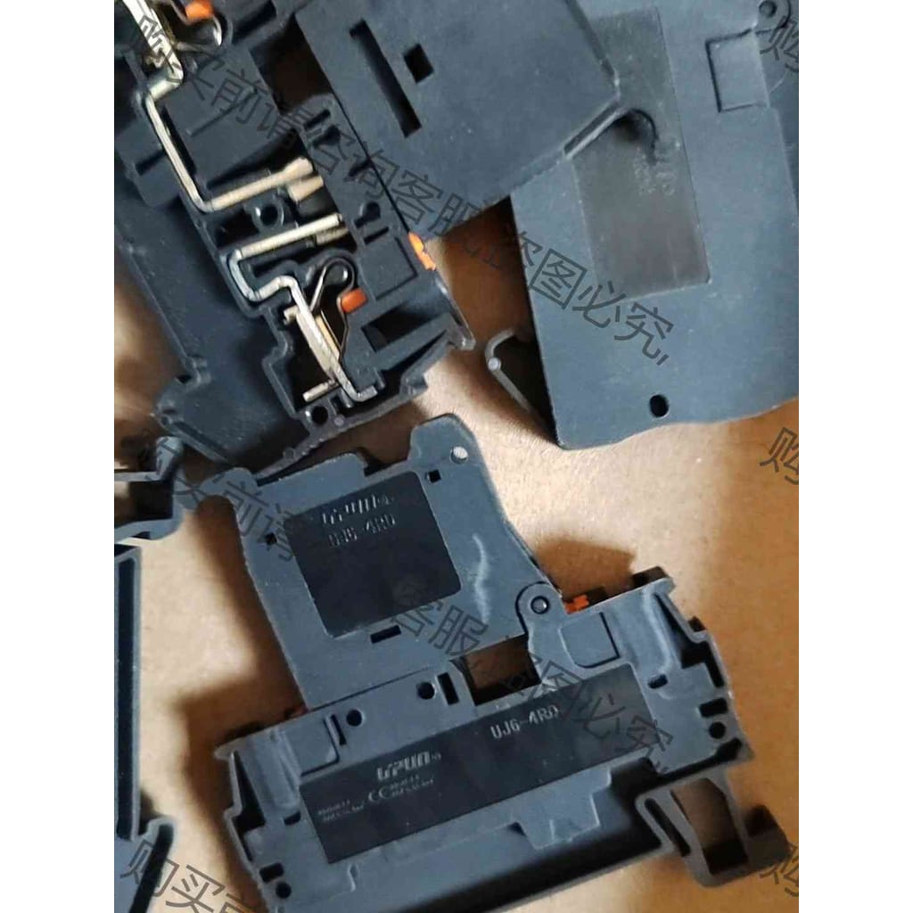 功能正常议价 友邦熔断器弹簧式接线端子排UJ6-4RD，有320个，库