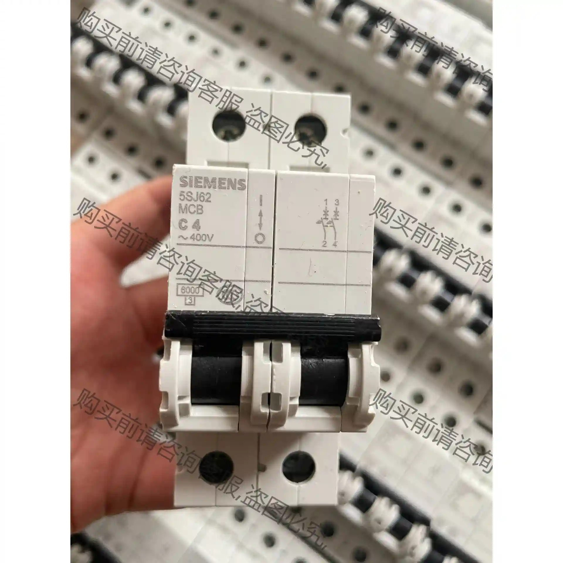 二手拆机西门zi2P空气开关 5SJ62 C4断路器 先议价 拆机货包好