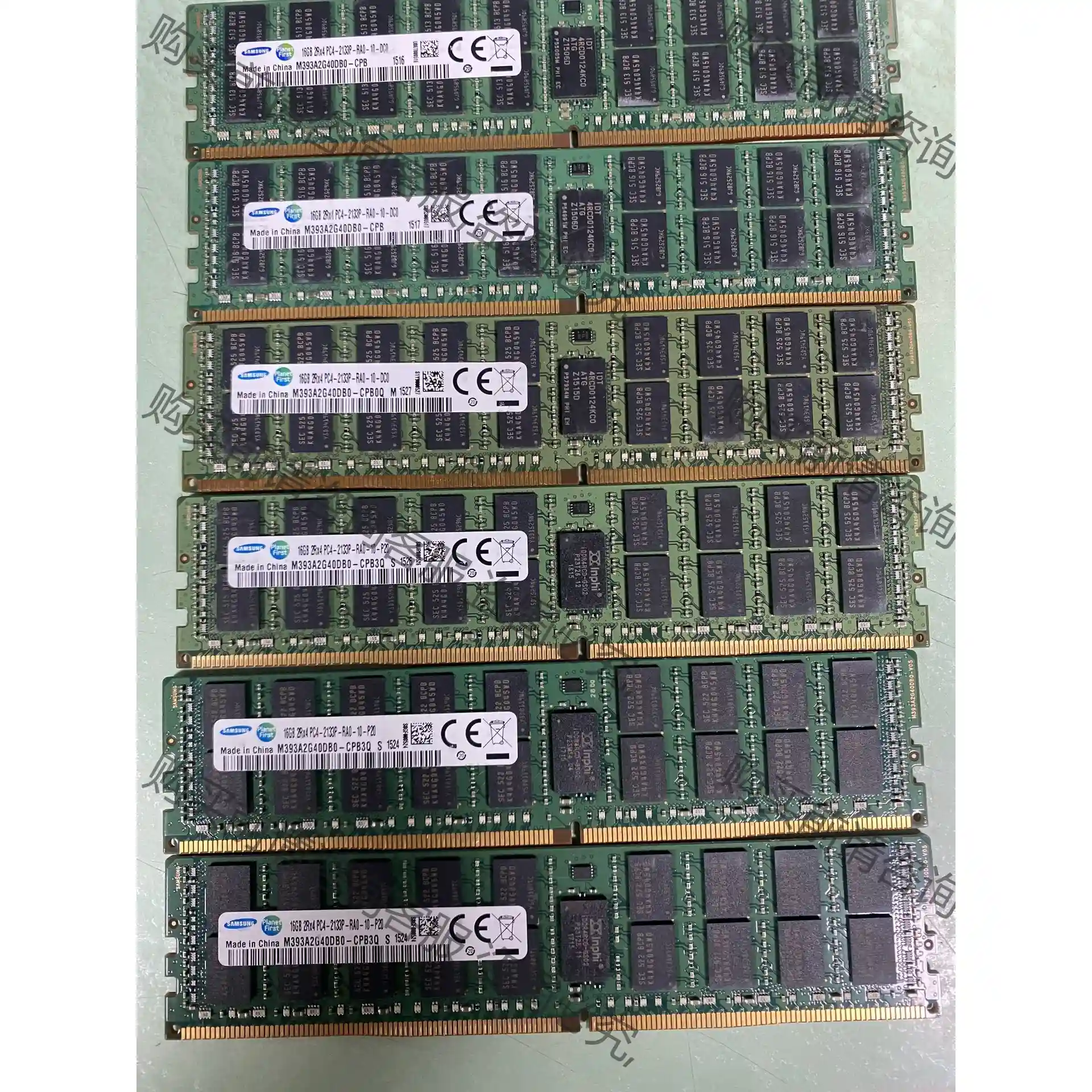 三星DDR4 16G 2133频率 2R4 服务器内存REG 先议价 拆机货包好