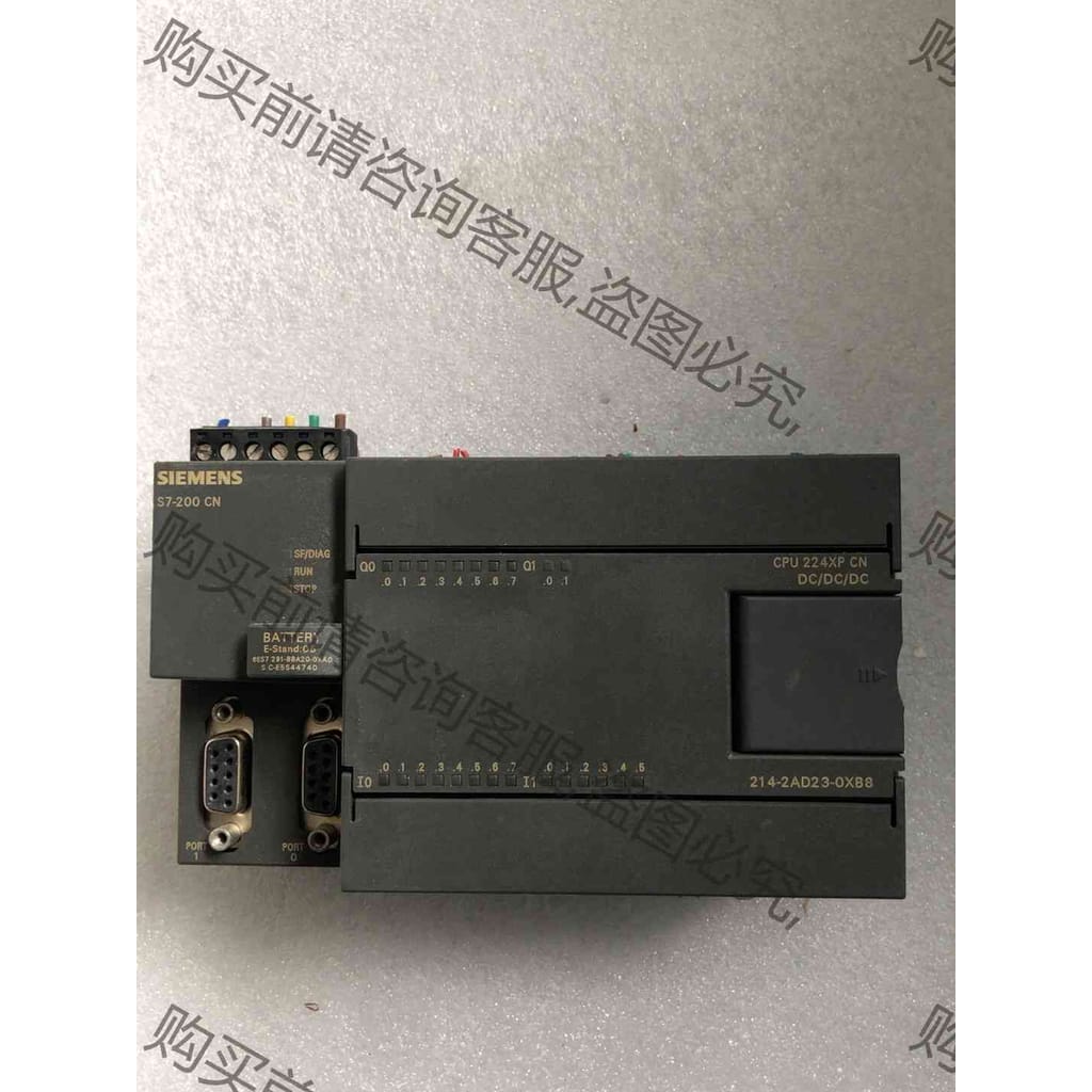 功能正常议价 西门ziPLC，214-2AD23-0XB0，二手拆机实物图，