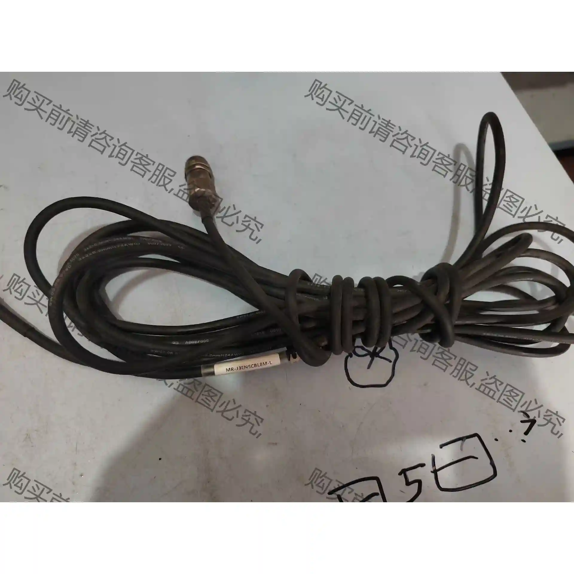 MR-J3ENSCBL8M-L 伺服编码器线 动力线 先议价 拆机货包好