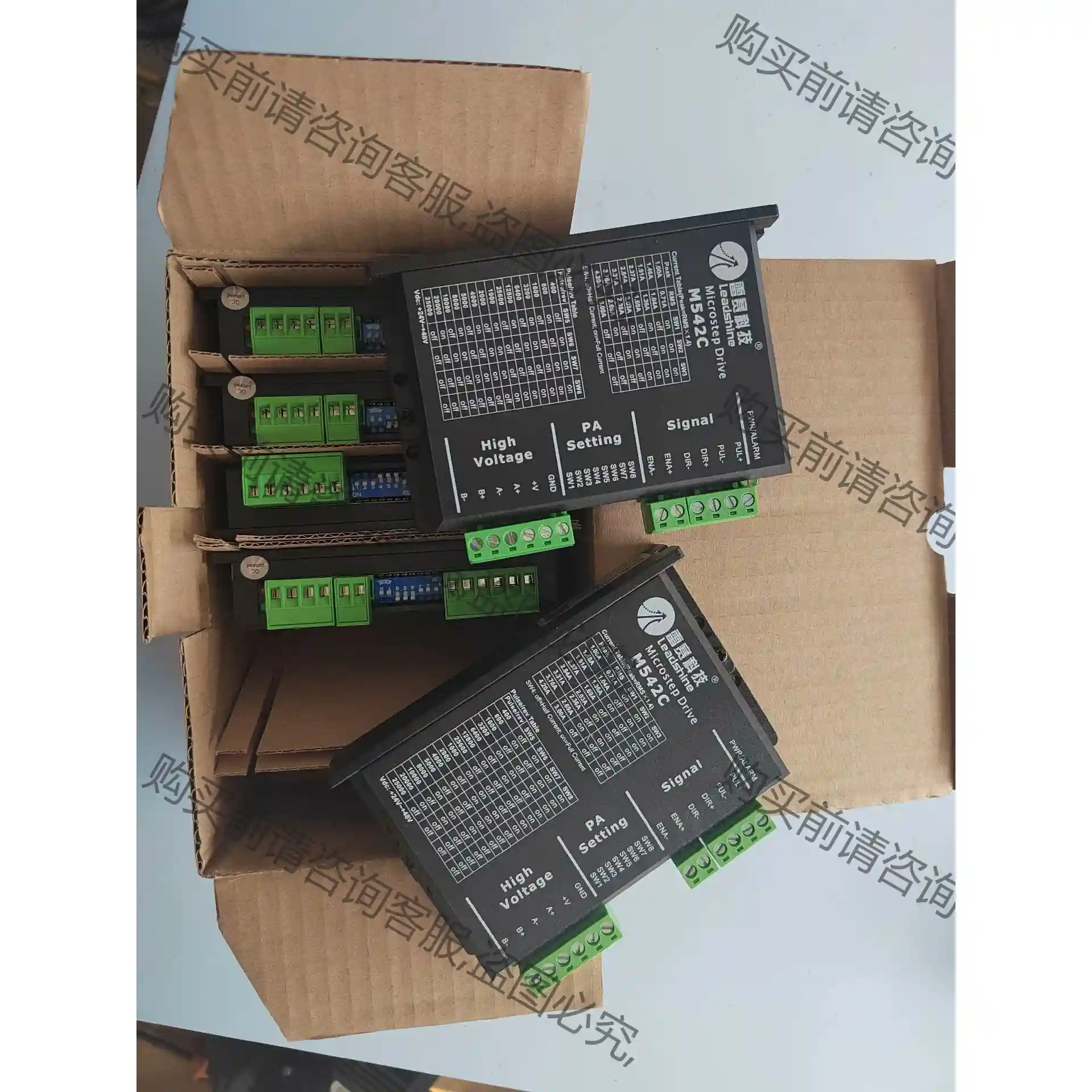 全新雷赛M542C步进驱动器 实图拍摄，全新雷赛步进驱动器。 先议
