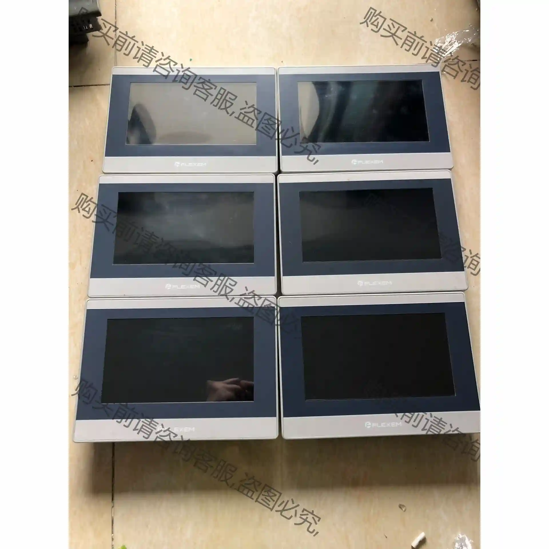繁易触摸屏FE6070WE，带网口，二手拆机6台，成色如图， 先议价