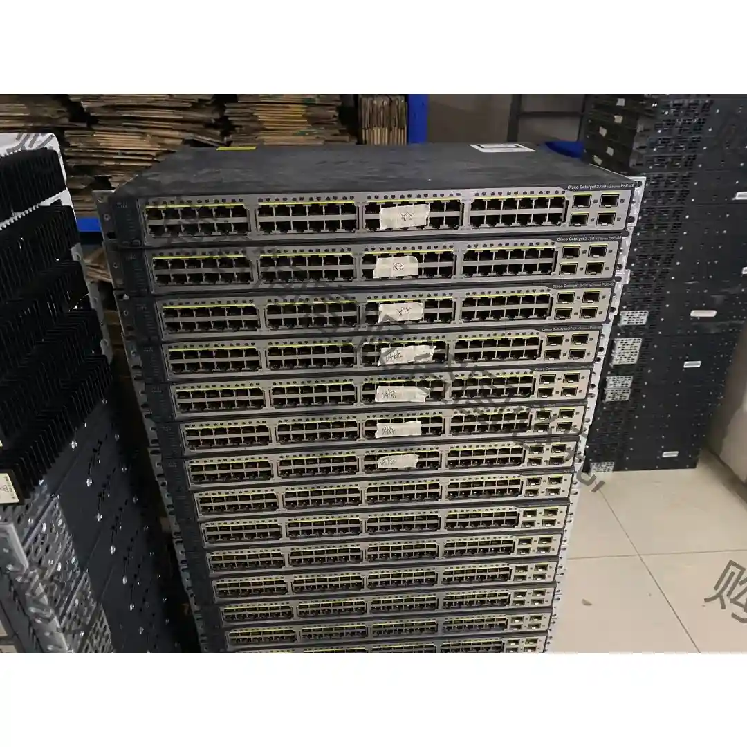 WS-C3750V2-48PS-S 48口百兆POE供电三层 先议价 拆机货包好