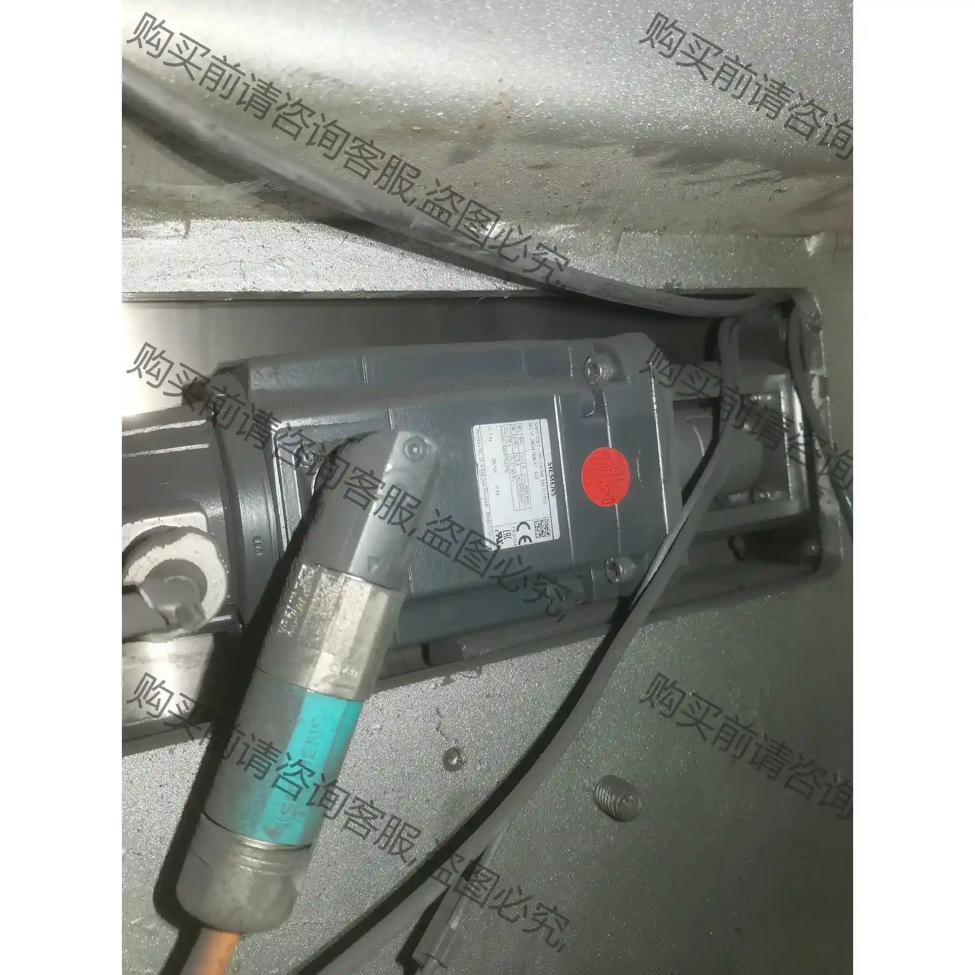 西门zi电机，设备在位出售1FK7042-2AF71-1RG0 先议价 拆机货包好