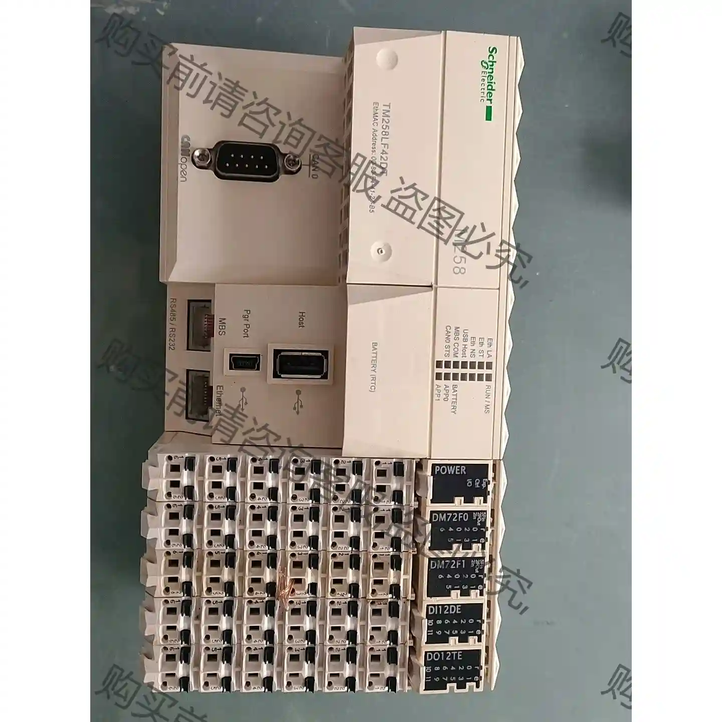 施耐dePLC拆机现货TM258LF42DT DM72F0 D 先议价 拆机货包好