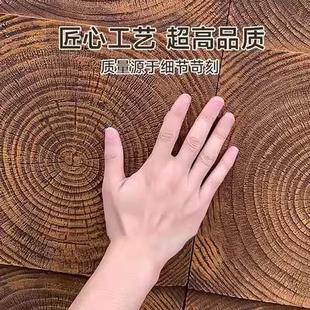 轻质PU年轮木水泥构件砖仿真圆木纹复古装饰墙背景墙文化石外墙砖