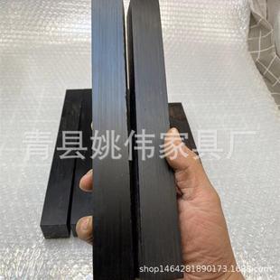 东非紫光檀木料乌木唢呐料黑檀原木木方雕刻把件葫芦新中式木雕