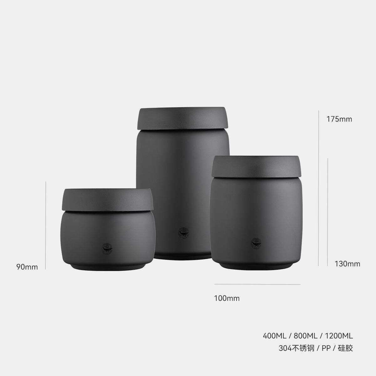 抽真空密封罐食品级不锈钢收纳罐子单向排气咖啡储豆罐