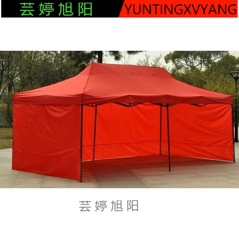 现货速发四季帐篷推拉帐篷窗户雨棚帐篷围布顶布伞布雨篷围档雨棚