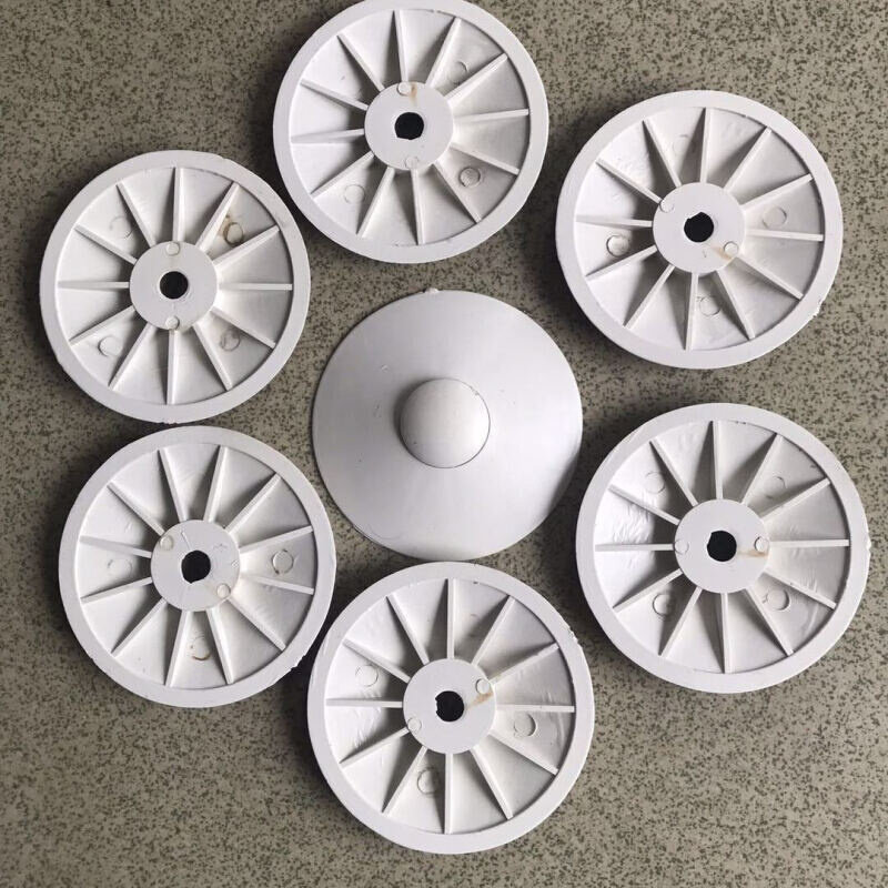 pvc复合风管加固片塑料加固垫圆盘通风管道支撑加强大圆垫片厂家0