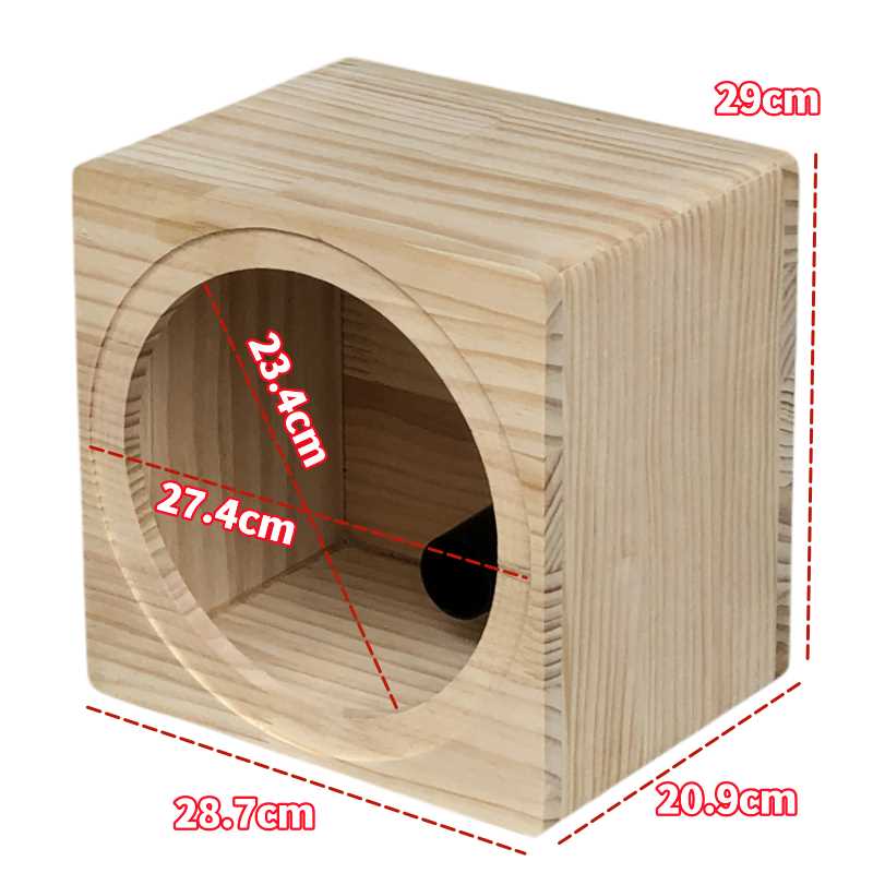 汽车音响改装喇叭音箱8寸10寸12寸喇叭空箱体家用实木箱低音炮箱