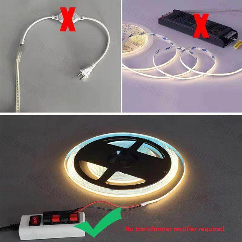 220V线形灯铝槽通电即可亮起。高压线形灯，嵌芯吊顶面安装,家装灯饰光源,线性灯,淘宝优惠券,粉丝福利购,淘宝优惠卷