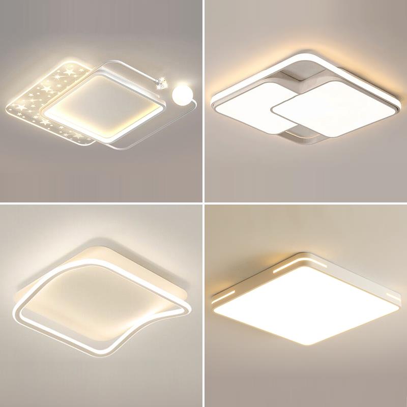 护眼中山灯具卧室灯2025新款现代简约主卧房间超亮吸顶灯北欧轻奢