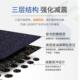 健身房橡胶地垫家用隔音减震器材哑铃跑步机力量区专用运动地胶