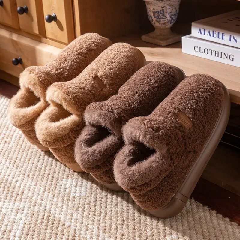 【正品】很防滑男女厚底包跟加绒棉拖鞋冬季室内家居保暖外穿棉鞋,居家布艺,居家棉拖/棉鞋,淘宝优惠券,粉丝福利购,淘宝优惠卷