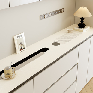 餐边柜台面保护垫现代简约风玄关桌面垫茶几电视柜组合桌垫鞋柜垫