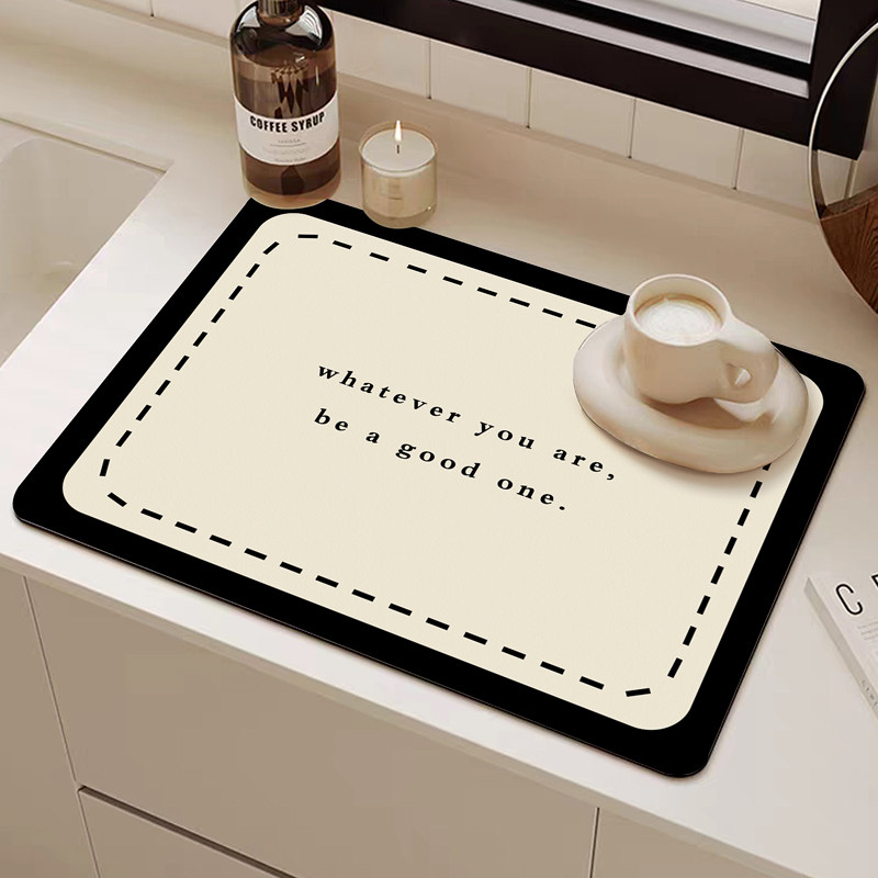 厨房台面吸水垫水池旁沥水垫速干洗手台水槽防溅垫子防滑隔热碗垫,居家布艺,厨房地垫,淘宝优惠券,粉丝福利购,淘宝优惠卷