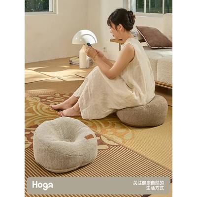 绘家垫布艺蒲RSP团家坐垫用阳台飘窗休坐闲榻榻米地地上墩日式懒