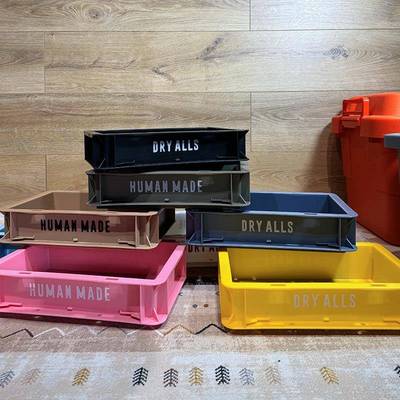 HUMAN叠MADE纳工业收风桌面可加办公VMT户外露营杂物迷你盒整理筐