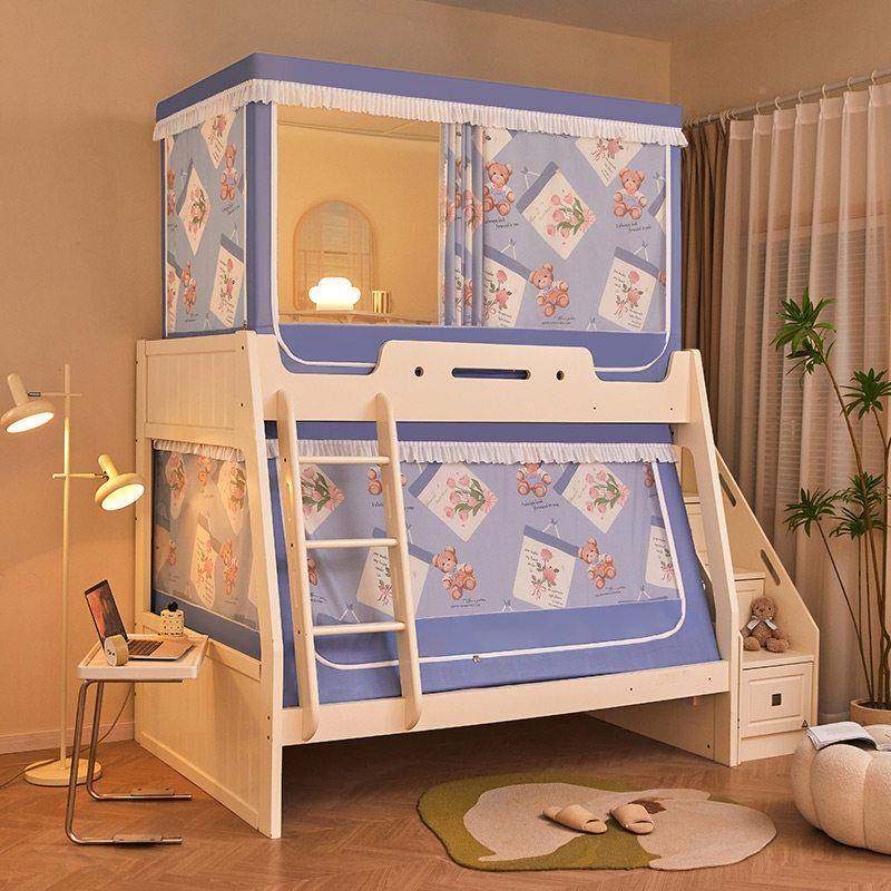 子母床下铺蚊帐家用20新款儿童2卧室高低床新上型一体式遮IVU光床,床上用品,蚊帐,淘宝优惠券,粉丝福利购,淘宝优惠卷