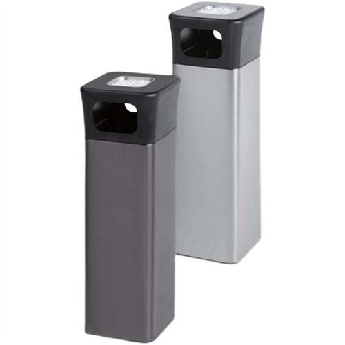 酒店大堂不锈钢分类垃圾桶立式带烟灰缸商场走廊电梯口座地烟灰筒