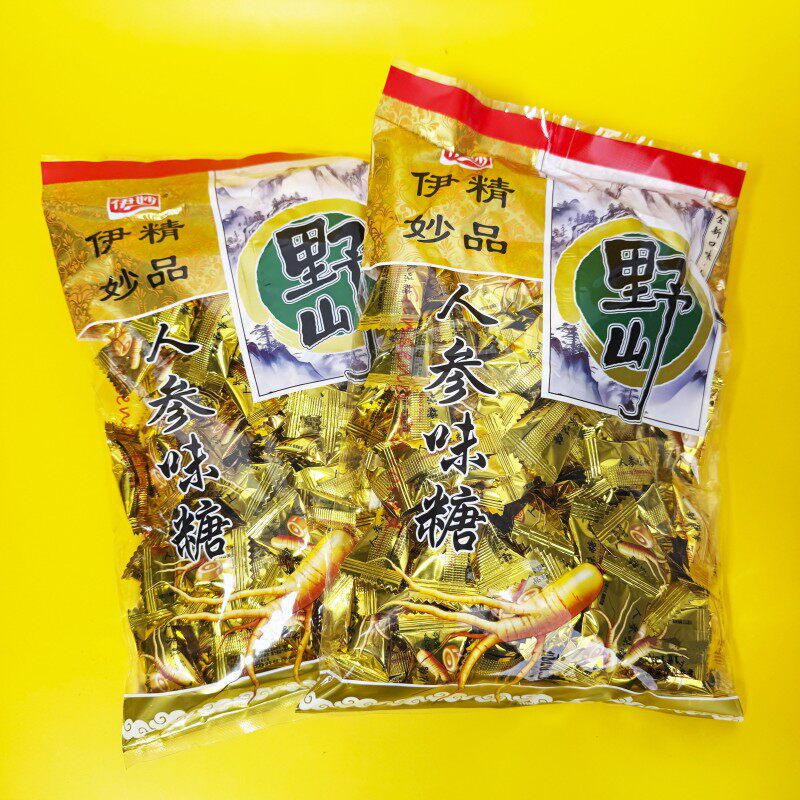 人参味糖老牌子人参味硬糖清凉糖婚庆喜糖果8090回忆怀旧小零食