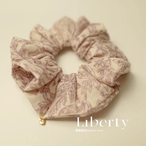英国Liberty棉布纯美ins小众手工大肠发圈头花发绳皮筋