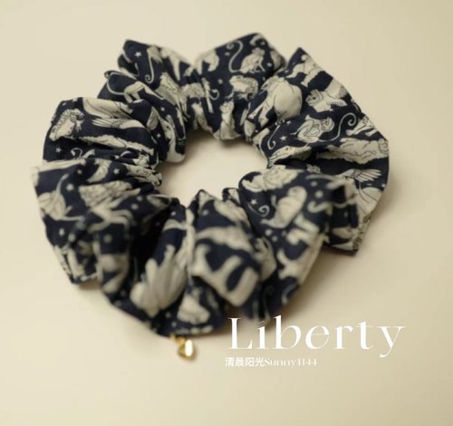 小众甜美Liberty大肠发圈女头花