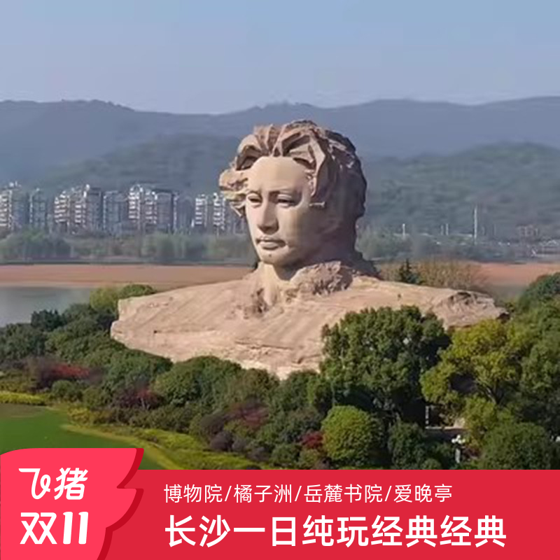 湖南长沙旅游一日游2-15人小团湖南博物馆岳麓书院橘子洲湘江游轮