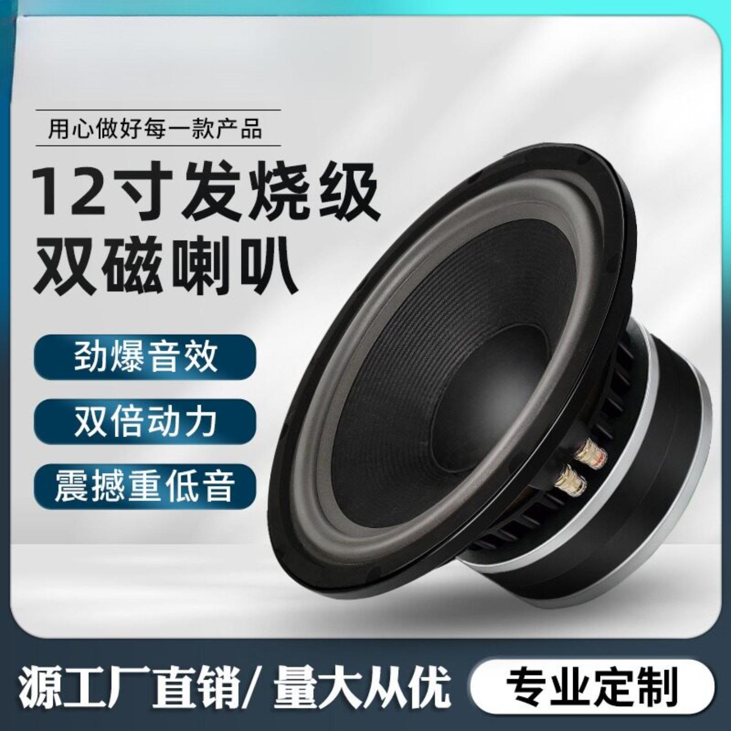 精歌源12寸全频音响专业大功率600瓦KTV舞台重低音箱铝架胶边喇叭