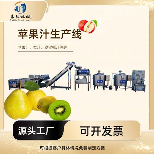 鲜榨苹果汁饮料加工设备大型凤梨汁榨汁机器桑葚蓝莓汁饮料生产线