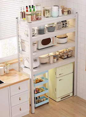 奈高下空式家用置物架多层落地仓库阳台储藏室商用超市钢制收纳架