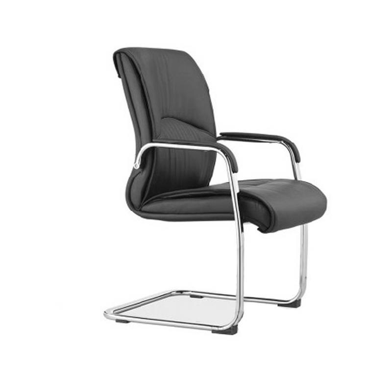 会议椅办公椅员工办公桌电脑椅弓形皮艺椅久坐舒适家用办公室椅子