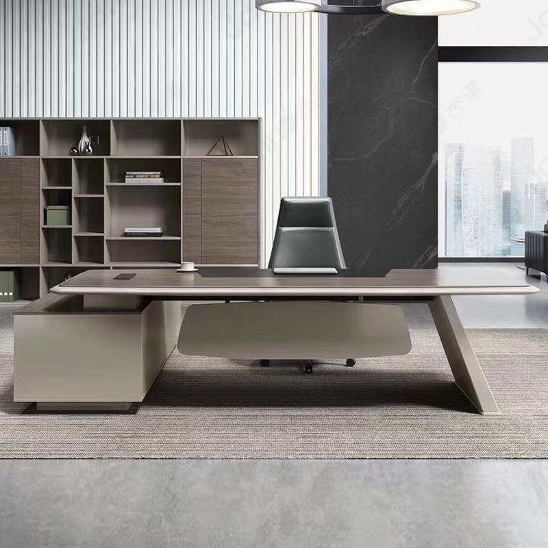 办公家具老板桌总裁桌简约现代大班台大气经理办公桌椅组合