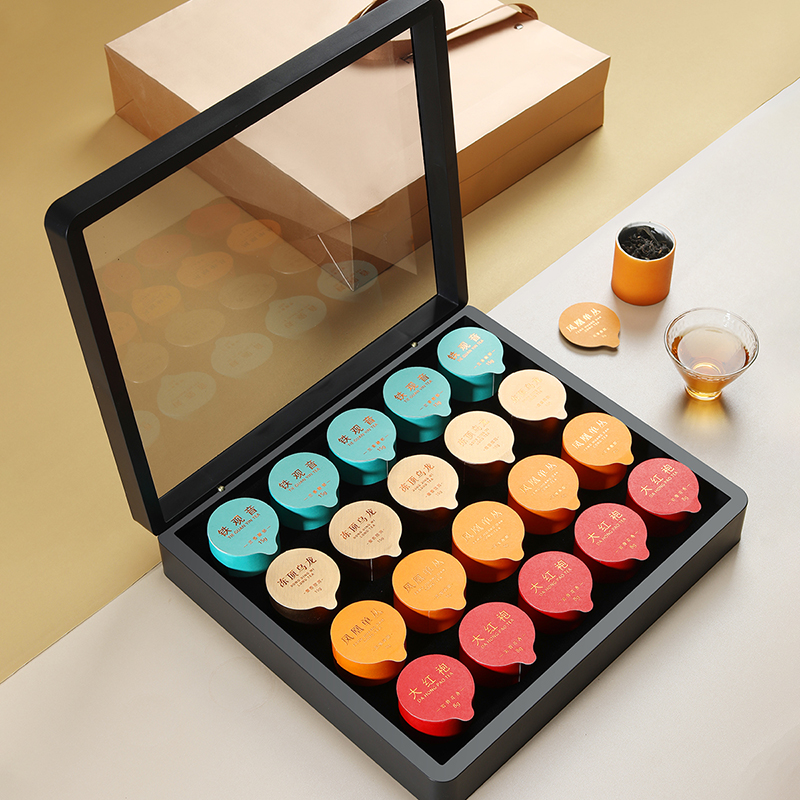 四大乌龙小罐装茶叶礼盒装230g