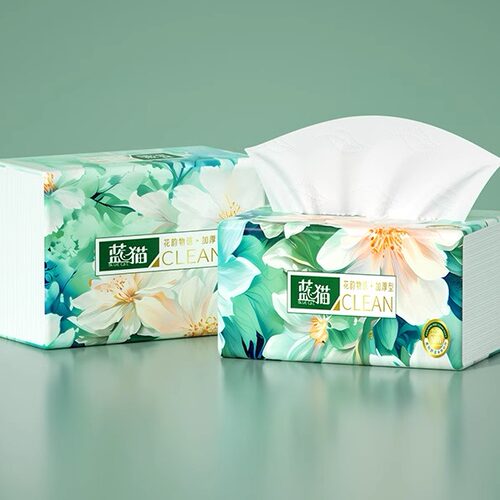 蓝猫40包」好用便携抽取式纸巾卫生纸家用面巾纸原木纸高端金典