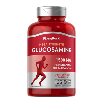 组合美国朴诺氨糖软骨素复合片1500mg+维生素D3+钙镁VD胶囊180粒