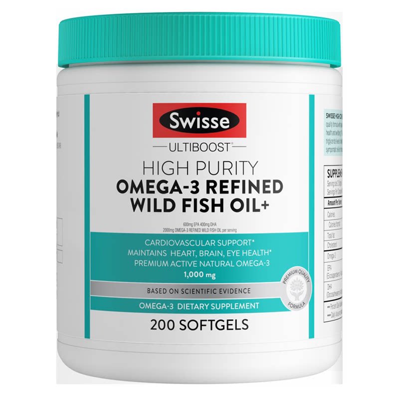 swisse 200粒鱼油 卵磷脂120粒 组合 l2