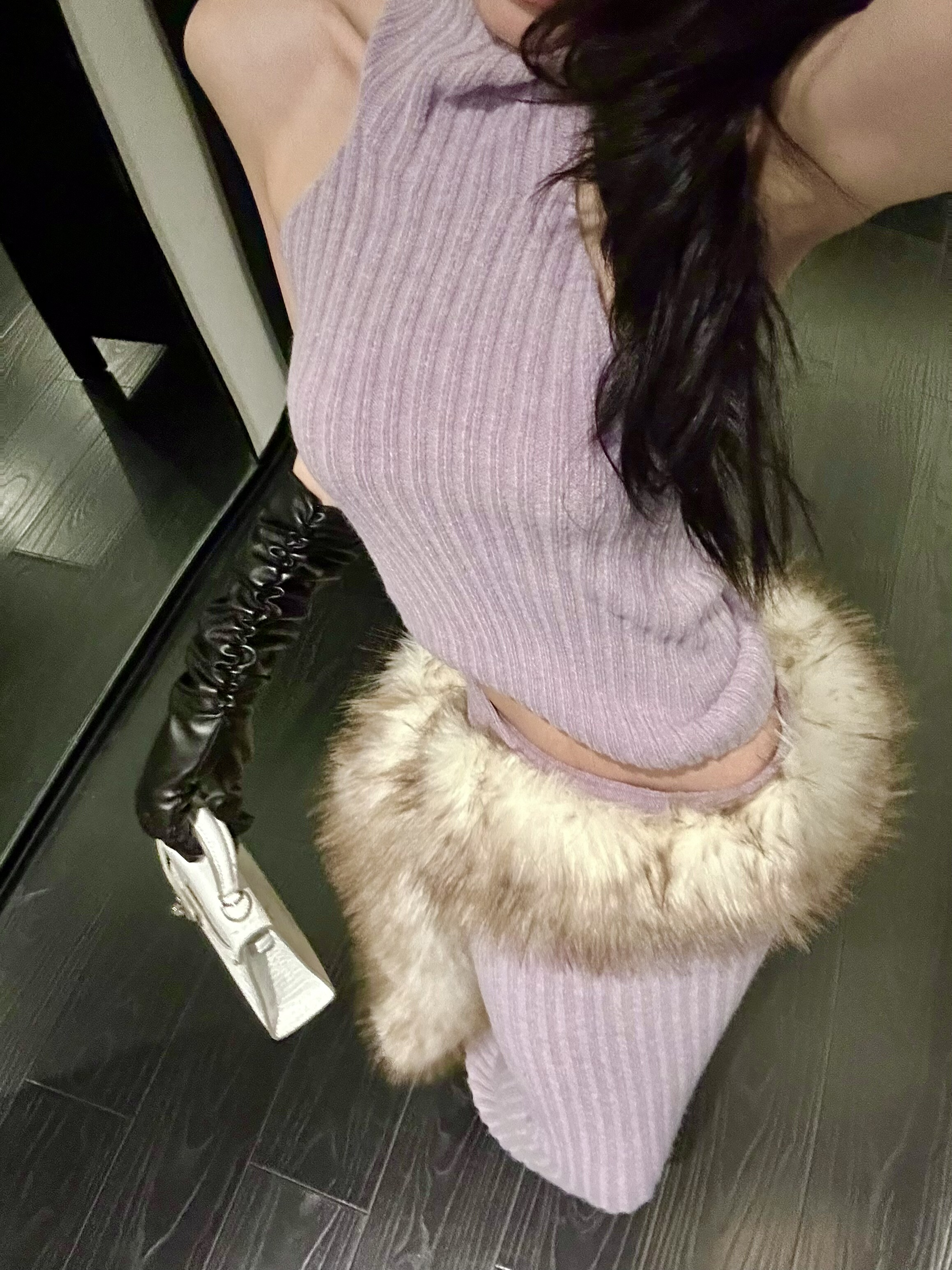 ISGRX 性感天才原创设计定制皮草围巾保暖时尚秀场